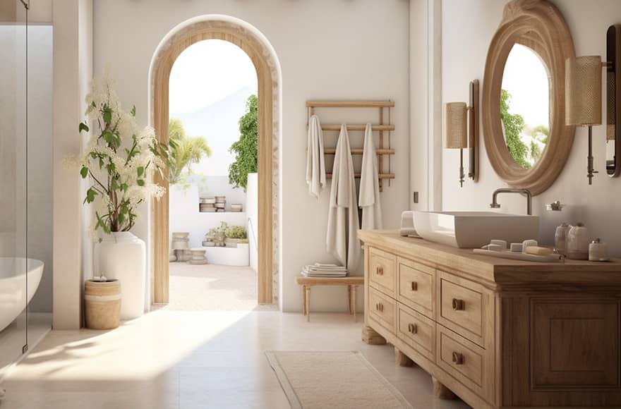 reforma integral de baño en Tarragona estilo colonial