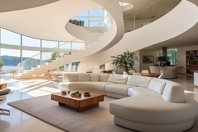 reforma salón integral estilo moderno